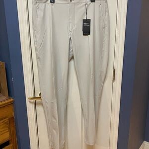 Men's LevelWear Stephen cool grey dri-fit golf pants straight leg size 38X33